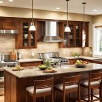 brown shaker cabinets