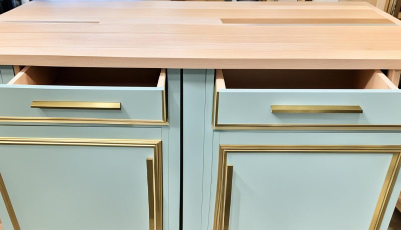 turn old cabinets into shaker style
