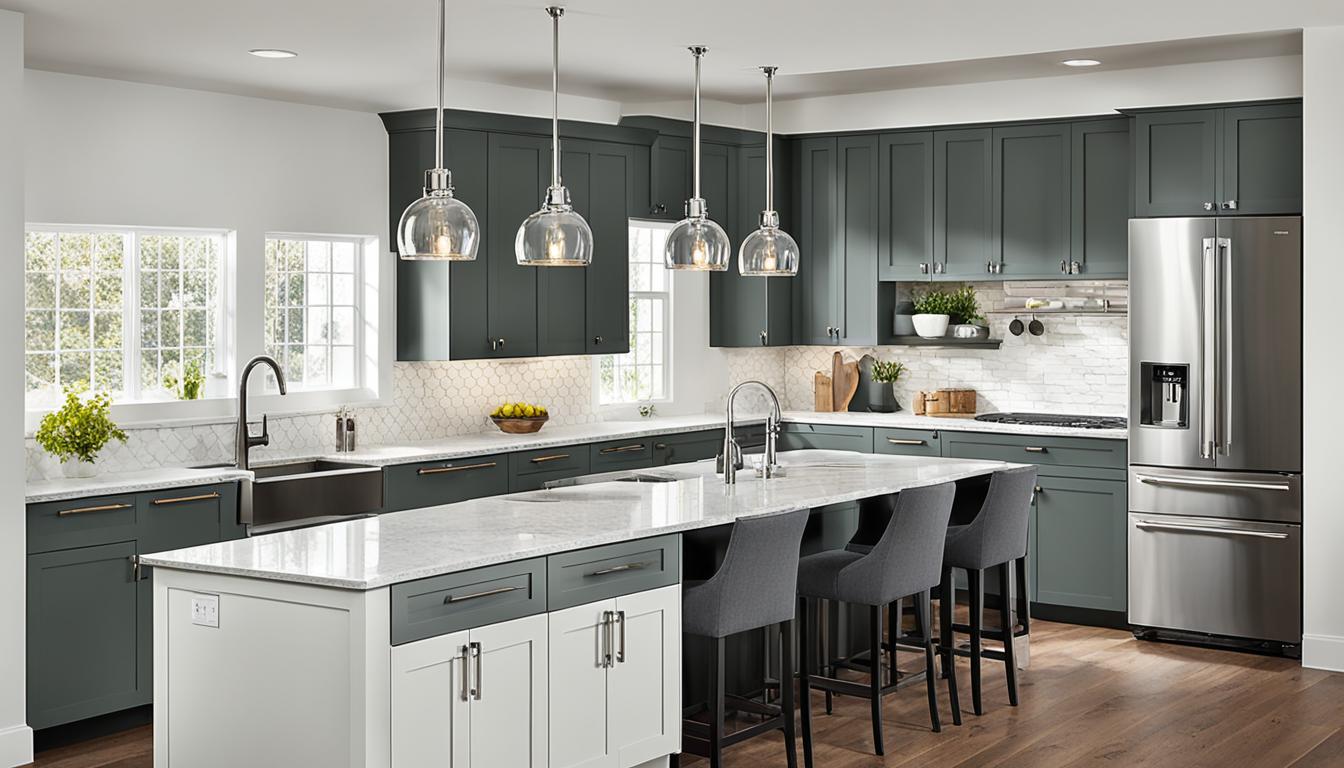 Two-Tone Shaker Cabinets: Elevate Your Kitchen Style