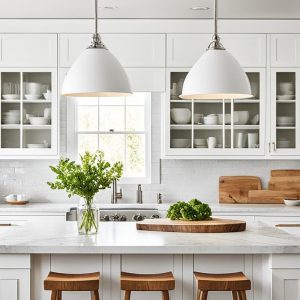 white shaker cabinets