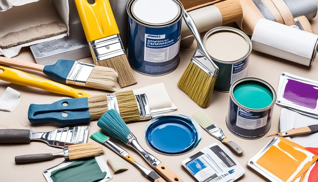 Cabinet painting supplies