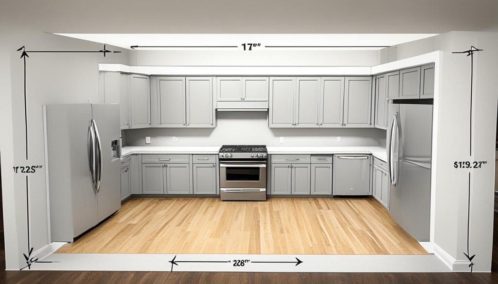 Kitchen measurements and space planning