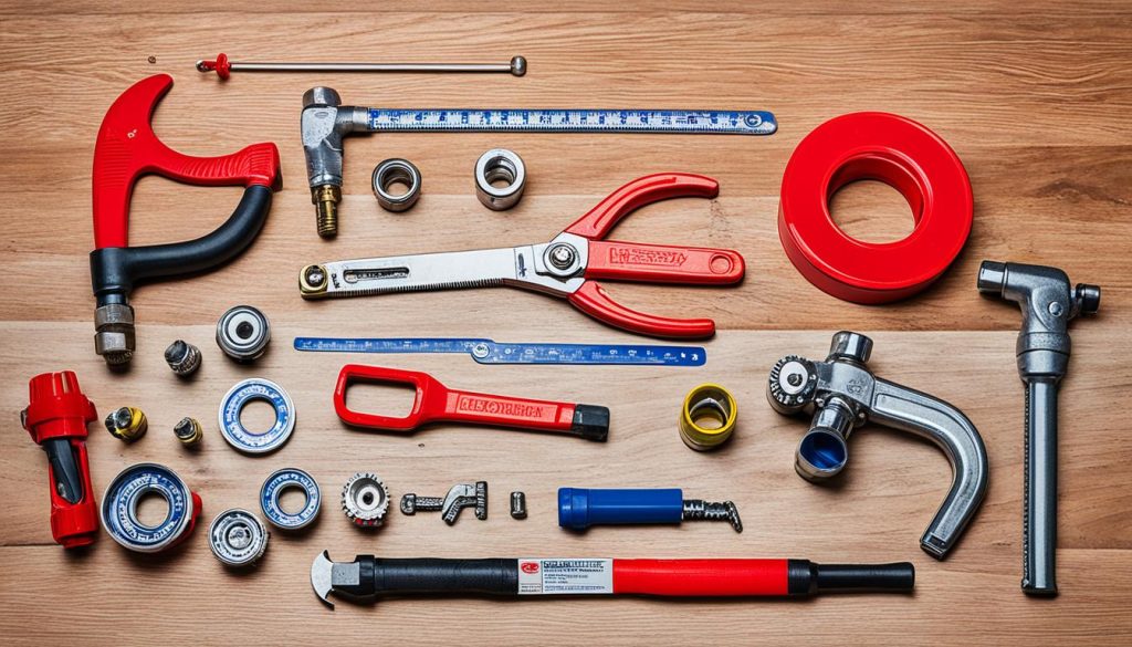 Plumbing tools for sink installation