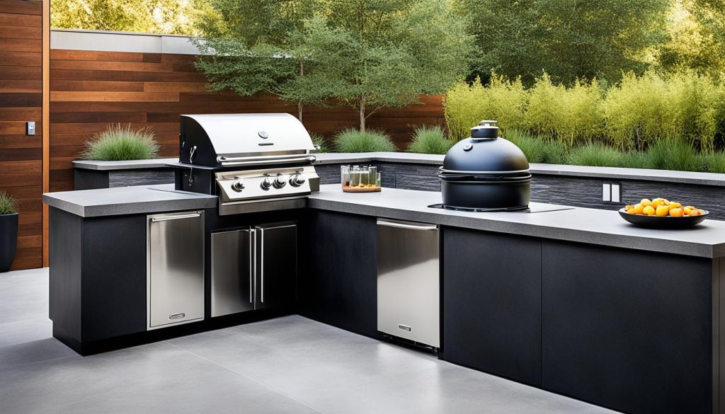 outdoor kitchen countertops